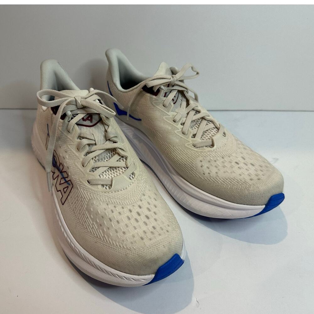 HOKA Mach 6 Women’s Running Shoes Off White 10B Lightweight Performance Trainer